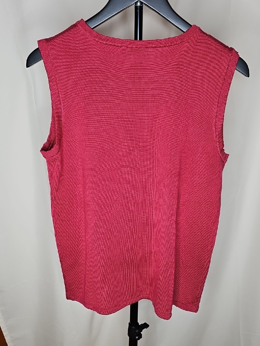 Southern Lady Ribbed Tank Top - Coral - Picture 2 of 4